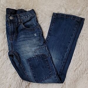 GAP, Kids,Boy's, Denim Jeans, Size 12, Frayed, Patches,slim straight fit